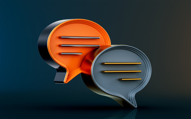 注释文字图标上的黑暗背景3d渲染的概念图片下载