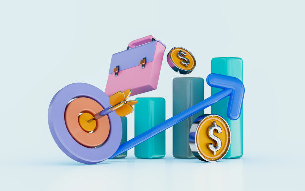 箭射中中心目标美元币现金和股票图增长图片下载