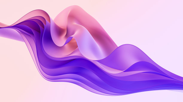 玻璃波纹层与冻结的结构-抽象背景的粉红色，和紫色的颜色图片下载