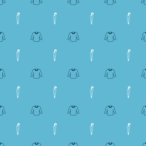 将毛衣和雨伞设置为无缝模式图片下载