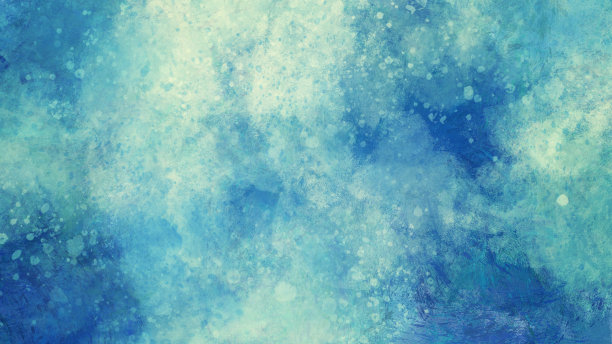 蓝色水彩笔触，背景材料，纹理图片下载