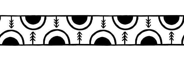 民族重复点缀。无缝模式。孤立在白色背景上。图片下载