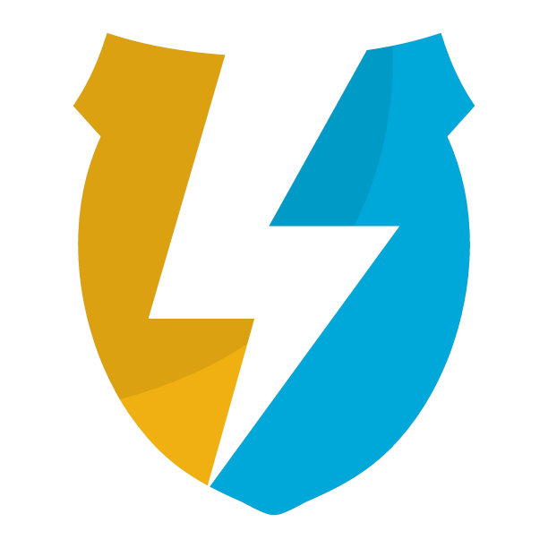 雷盾标志矢量图标说明图片下载