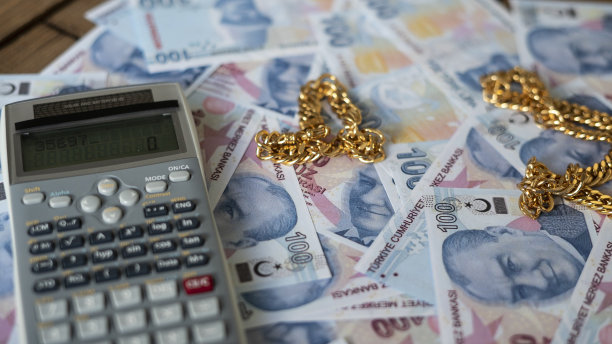 土耳其里拉，黄金珠宝图片下载