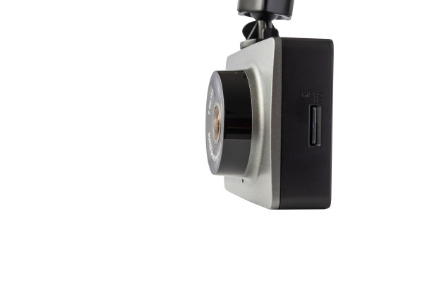 汽车闭路电视摄像头录像机隔离在白色背景图片下载