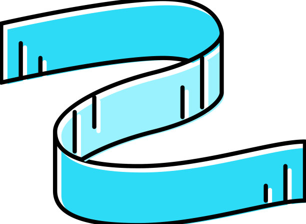 空白缎带横幅设计颜色图标图片下载