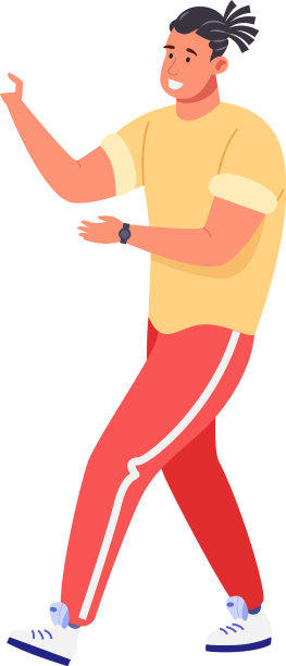 快乐的年轻人拿着东西微笑的人图片下载