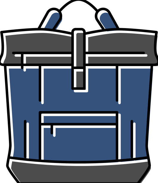 行李袋女人颜色图标图片下载