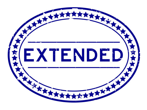 Grunge蓝色延伸字椭圆形橡胶印章邮票上的白色背景图片下载