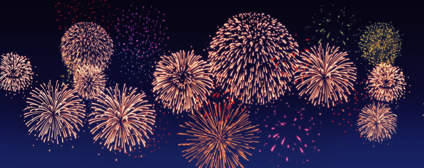 夏季节日的烟花图片下载