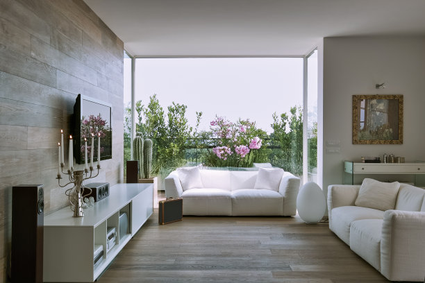 现代客厅的内景图片下载