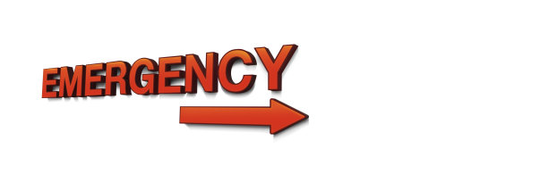 紧急标志，事故警示，留白3D图图片下载