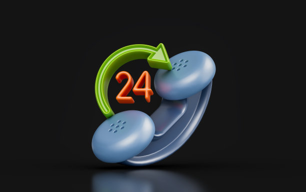 呼号上的黑暗背景3d渲染概念24小时在线图片下载