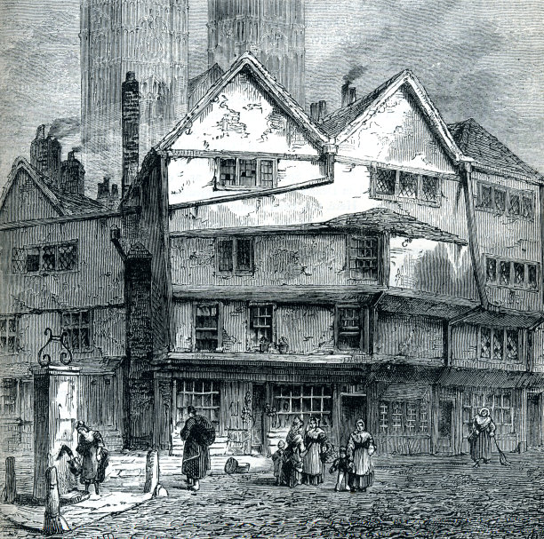 贼巷街在威斯敏斯特，19世纪的伦敦图片下载