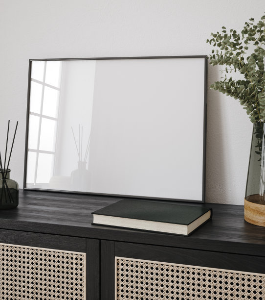 在客厅内部的模型框架图片下载