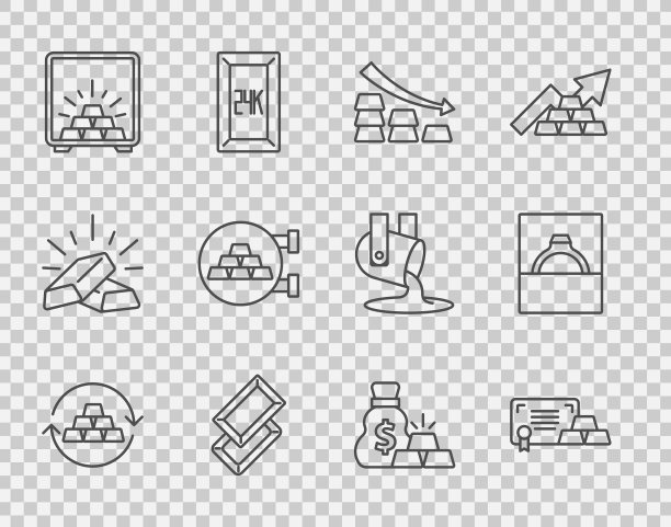 设线黄金兑换货币条用图片下载