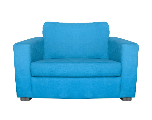 蓝色的扶手椅图片下载