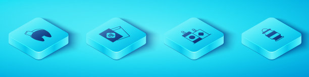 新年套等距中国幸运饼干图片下载