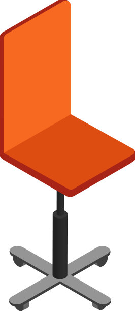 等距的办公椅图片下载