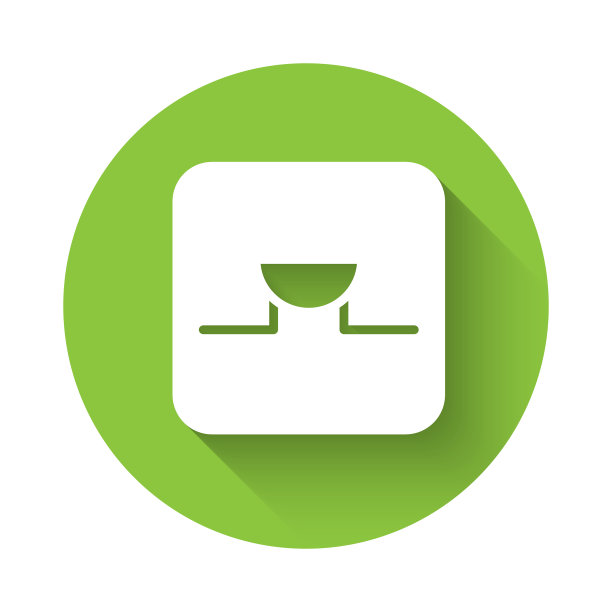 白色蜂鸣器在电子电路中的图标被隔离图片下载