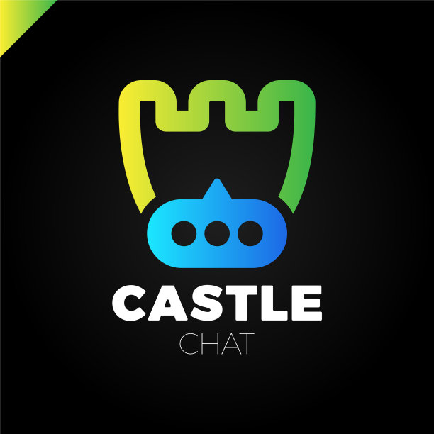 城堡盾牌简单简约的标志安全图片下载