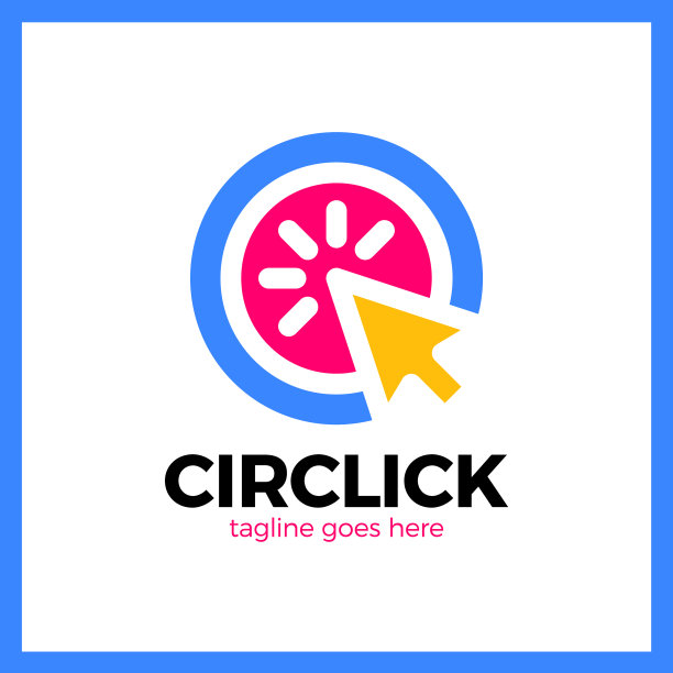 圆圈箭头点击logo图片下载