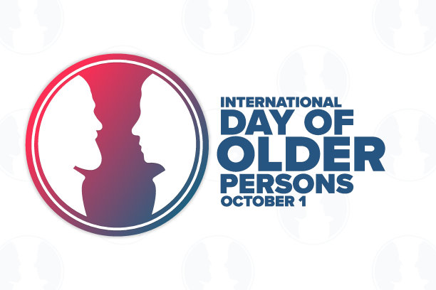 国际老年人日。10月1日。节日的概念。模板的背景，横幅，卡片，海报与文字铭文。向量EPS10插图。图片下载