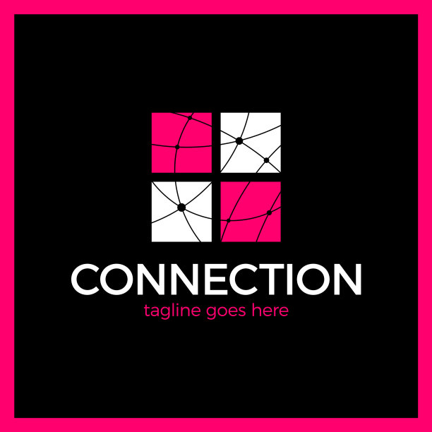 设计抽象四方单元破碎图片下载