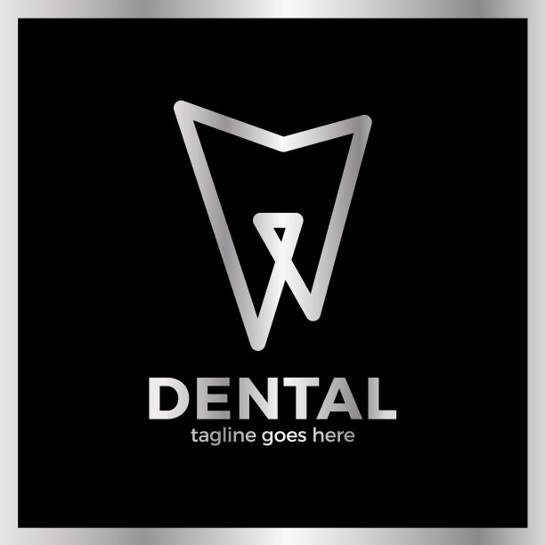 牙齿线标志图片下载