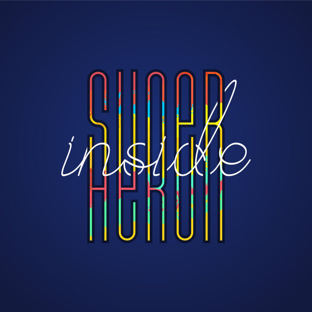 现代超级英雄里面的字体设计很棒图片下载