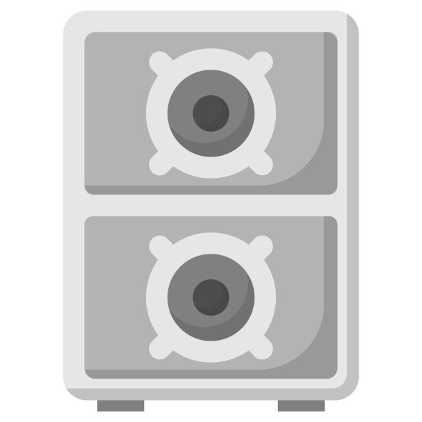 扬声器图标设计模板矢量插图图片下载