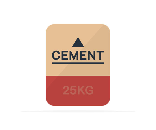 水泥袋、包装设计。生产仓库用袋。纸袋水泥袋矢量设计与插图。图片下载