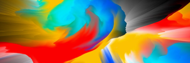 神奇的世界。超现实主义的景观。抽象的奇幻背景。三维演示图片下载