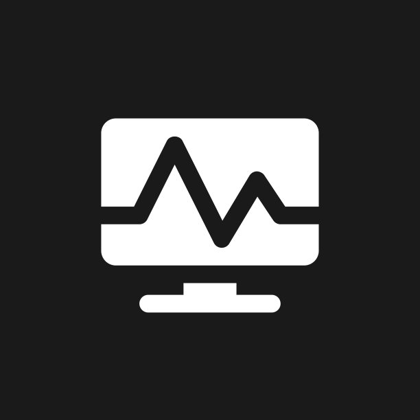 医疗软件暗模式字形ui图标图片下载