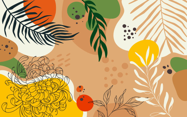 色彩飞溅抽象背景设计。图片下载