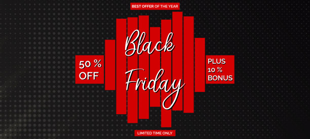 黑色星期五横幅设计推广模板图片下载