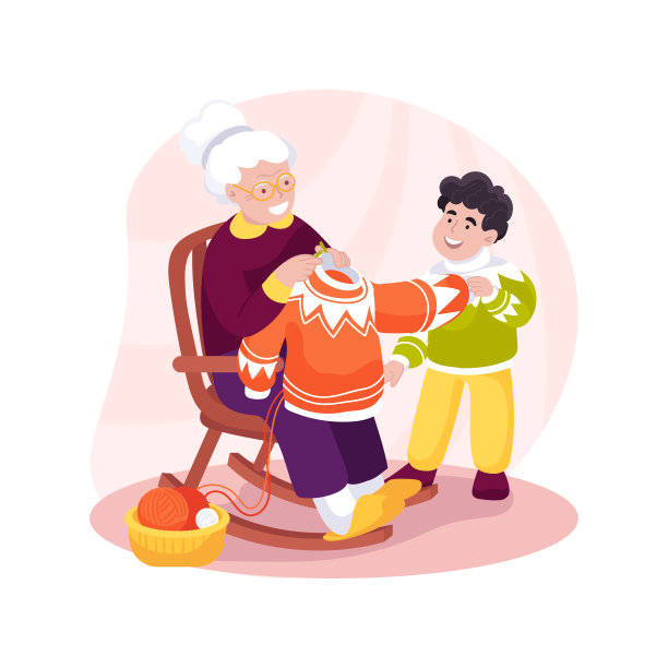 圣诞毛衣孤立卡通矢量插图。图片下载