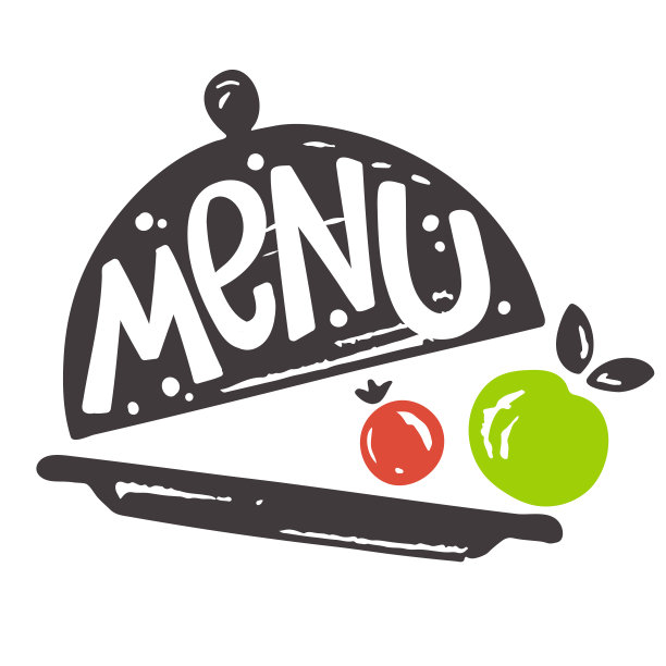 厨房用具，食物元素。关于烹饪的引言。时钟与食物徽章，标签，标志，面包店，小吃吧，乡村集市，厨房班，咖啡馆。手绘孤立向量。图片下载