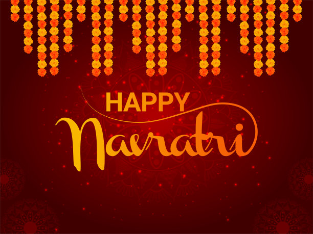 印度宗教节日庆祝贺卡快乐图片下载