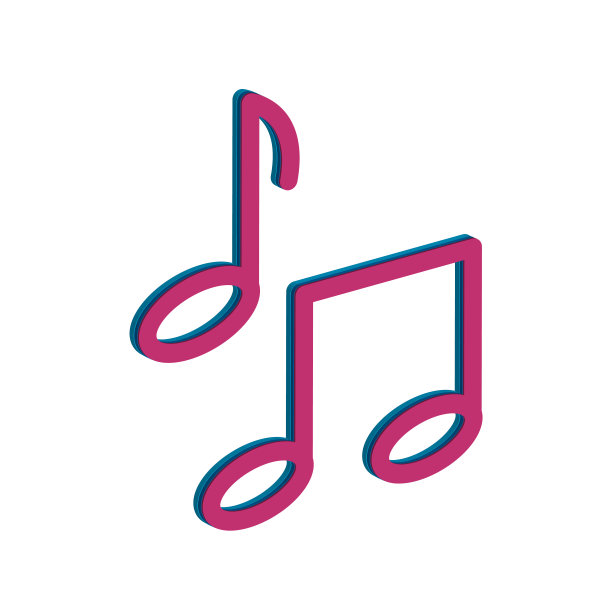 插图音乐图标模板的矢量图形图片下载