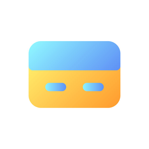 支付卡像素完美的平面渐变颜色ui图标图片下载