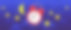 3d插图红色复古闹钟与箭头，星星，月亮，云图片下载