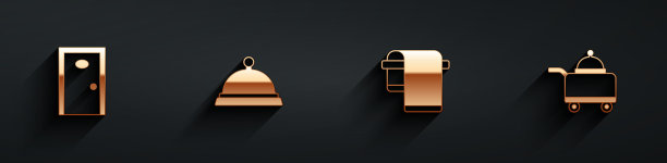 在酒店门口铺上餐巾图片下载