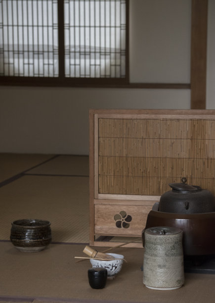 日本传统茶道的元素图片下载