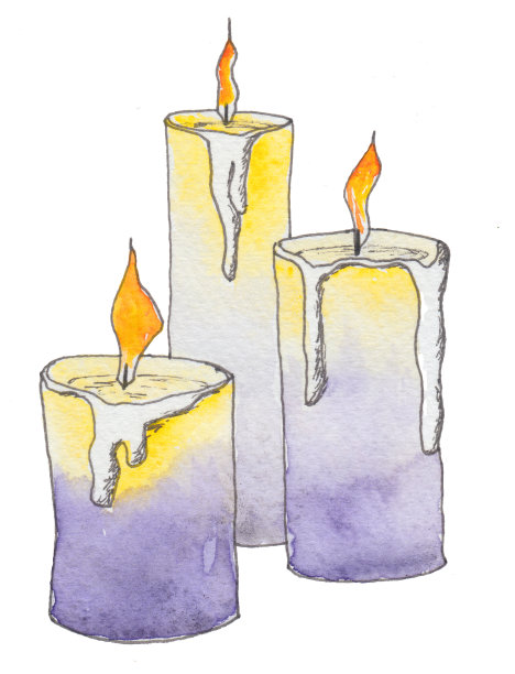 万圣节蜡烛图片下载