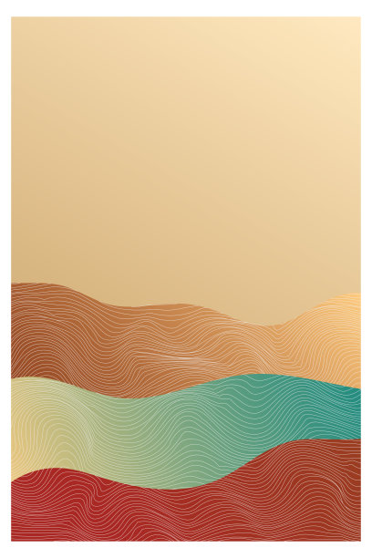 日本波浪概念背景图片下载