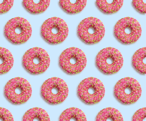 背景的粉红色甜甜圈股票照片图片下载