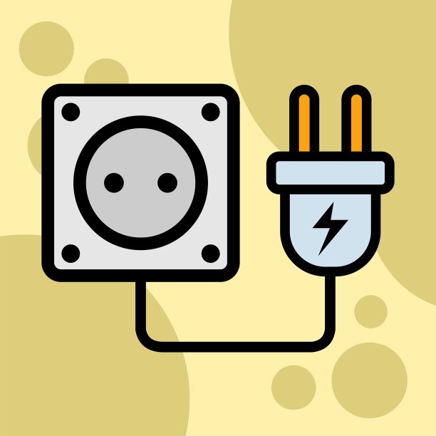 插图矢量插头图标图形图片下载