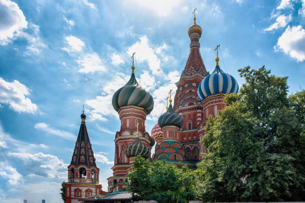 代祷大教堂(圣巴西尔大教堂)。图片下载