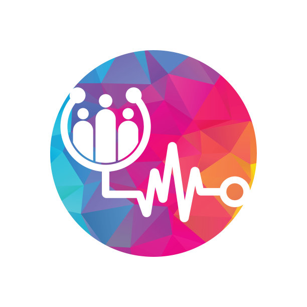 家庭医疗标识模板设计矢量。图片下载